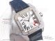 V6 Factory Santos De Cartier Diamond Case White Face Automatic Men's Watch (2)_th.jpg